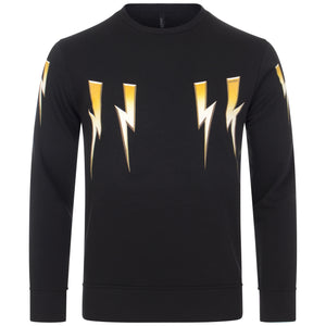 Slim Fit Gold Bolt Lightweight Sweatshirt