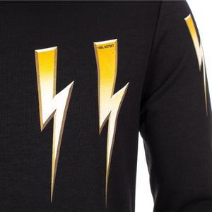 Slim Fit Gold Bolt Lightweight Hoodie