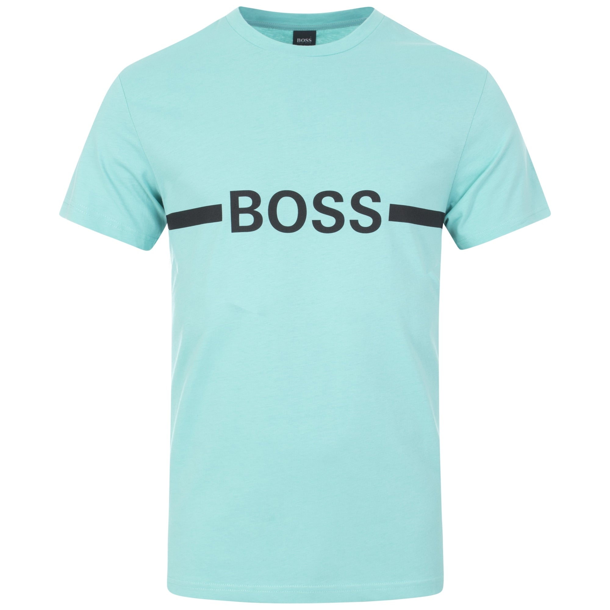 Slim-Fit-Chest-Logo-RN-T-Shirt-Turquoise/Aqua-BOSS-EQVVS