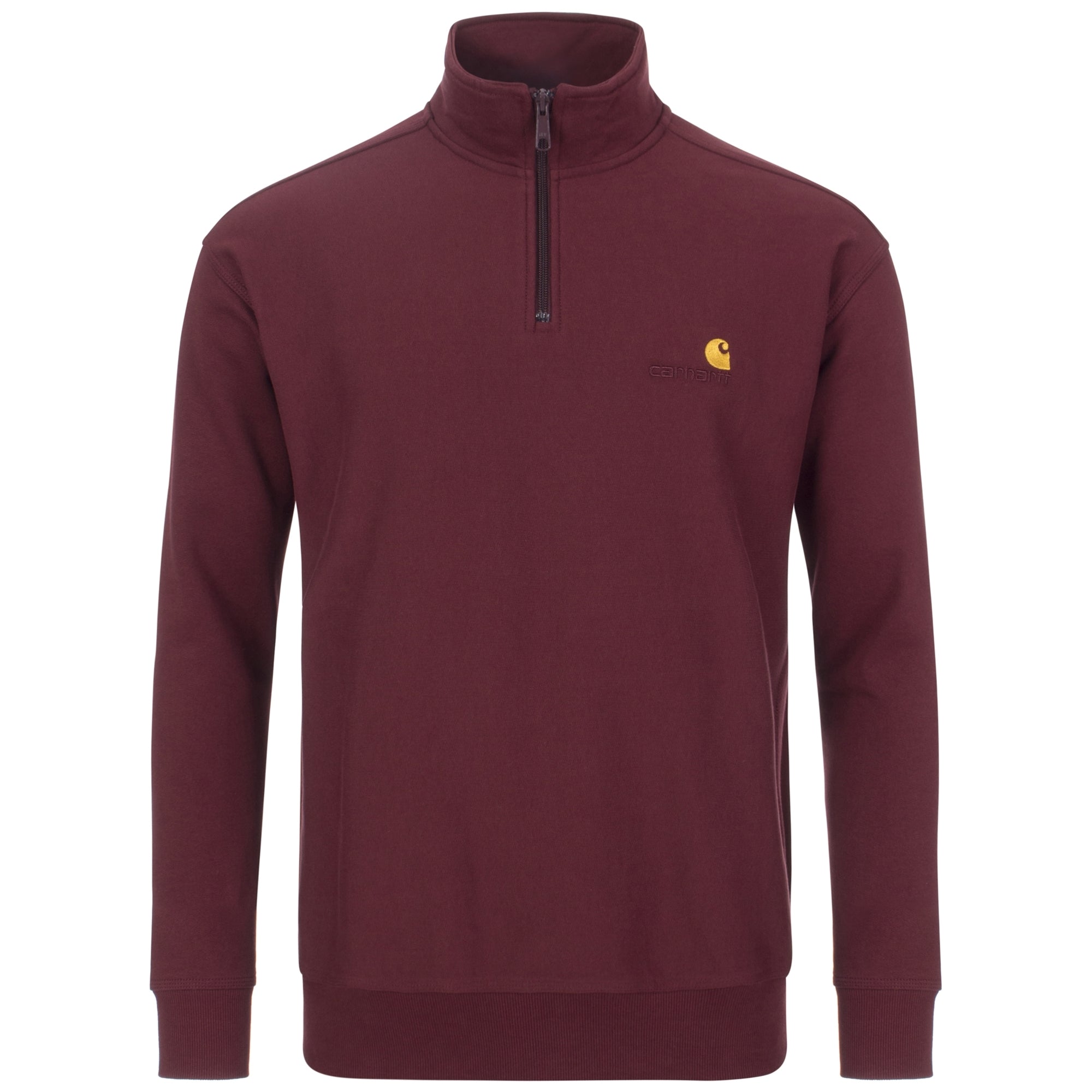 Loose Fit Quarter Zip American Script Sweatshirt
