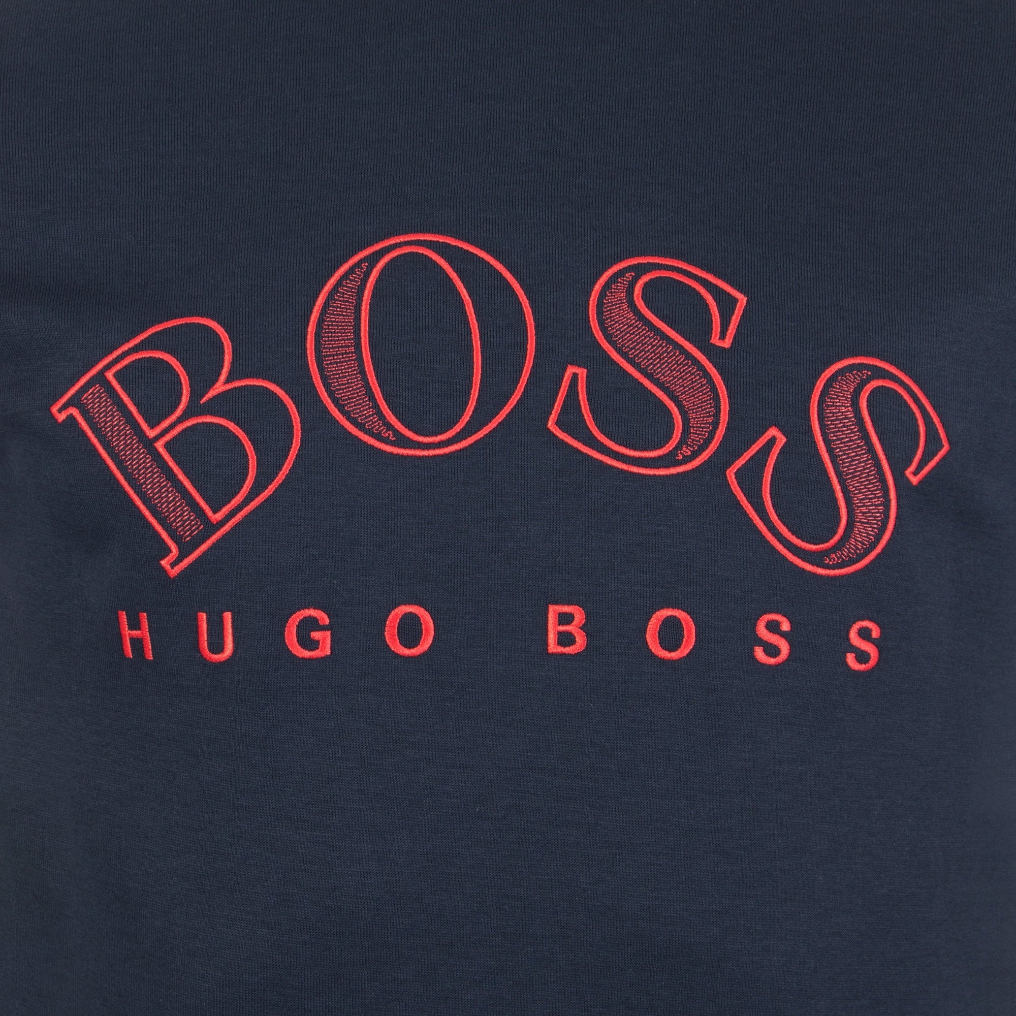 Slim Fit Salbo Curved Logo Sweatshirt