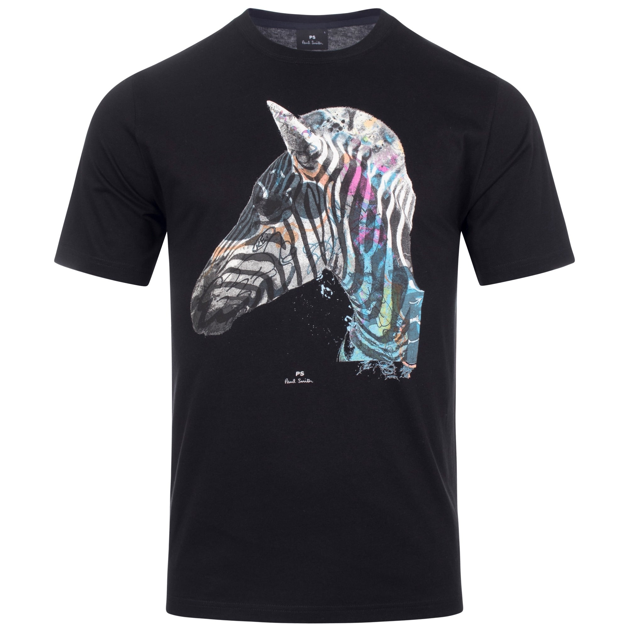 Regular Fit Graffiti Zebra T-Shirt