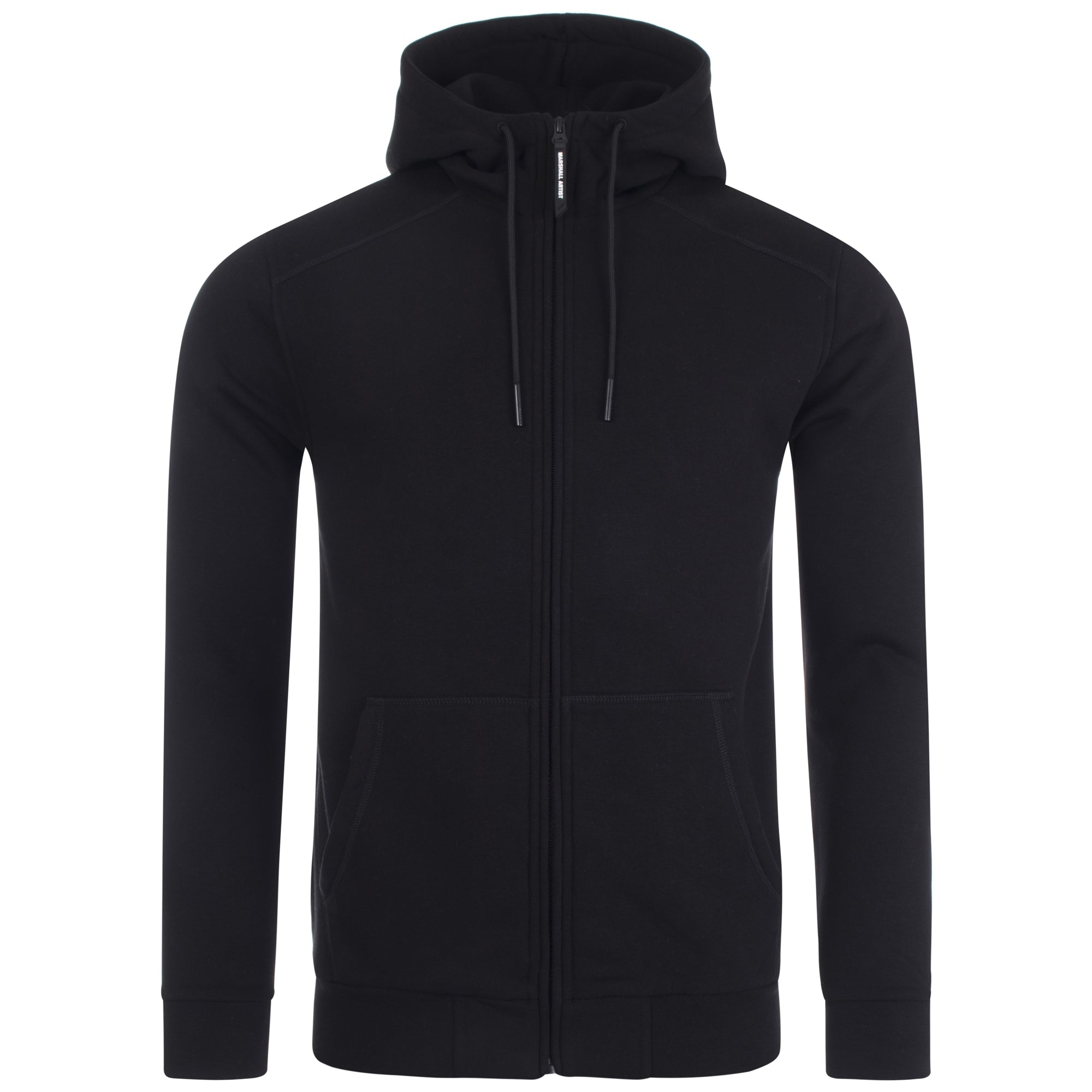 Zip-Through-Siren-Hoodie-Black-Marshall-Artist-EQVVS