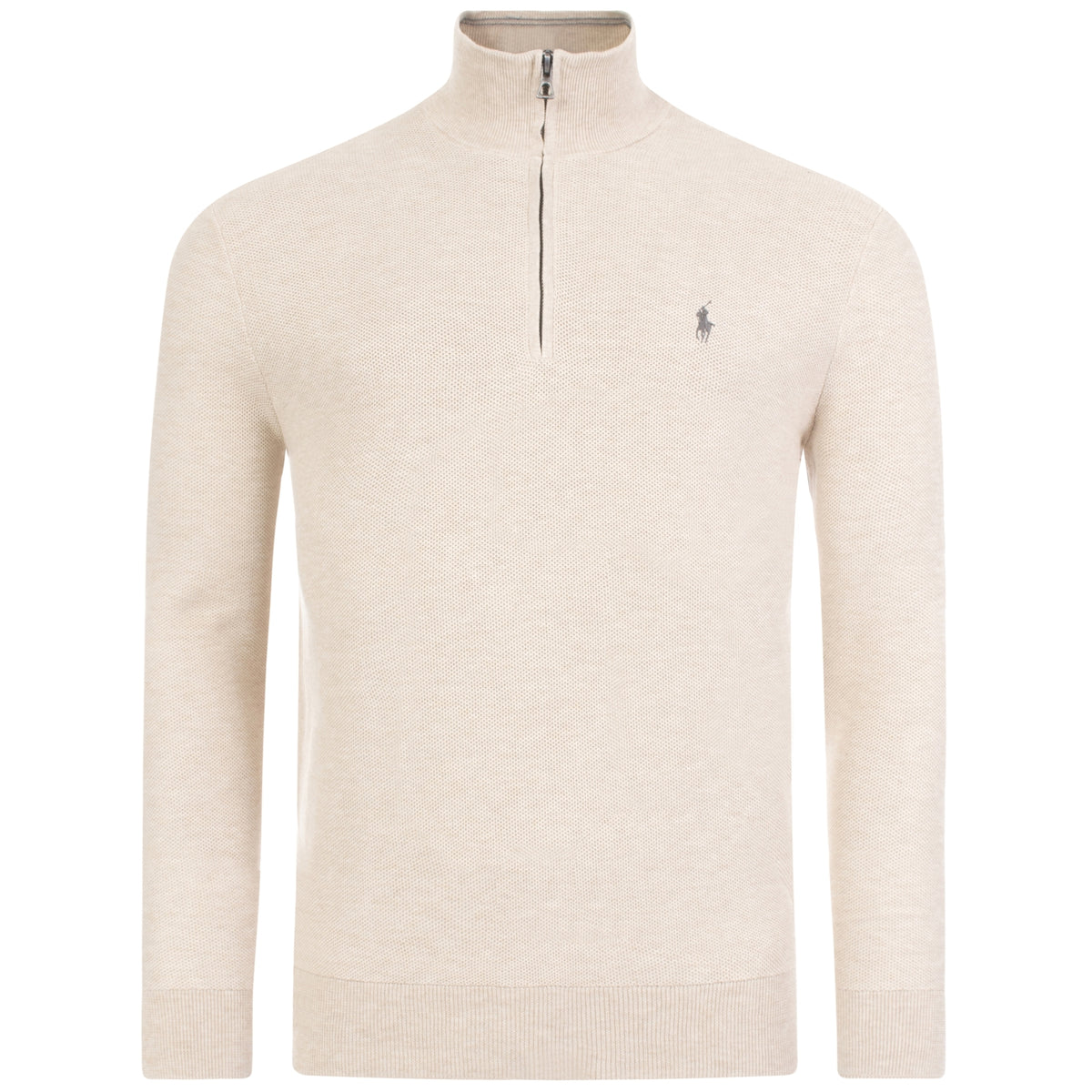 Half Zip Pima Cotton Jumper