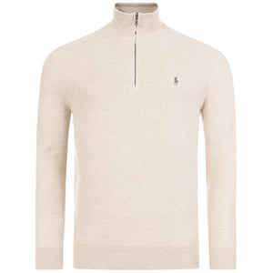 Half Zip Pima Cotton Jumper