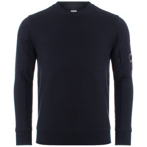 Diagonal Raised Fleece Lens Crew Sweatshirt