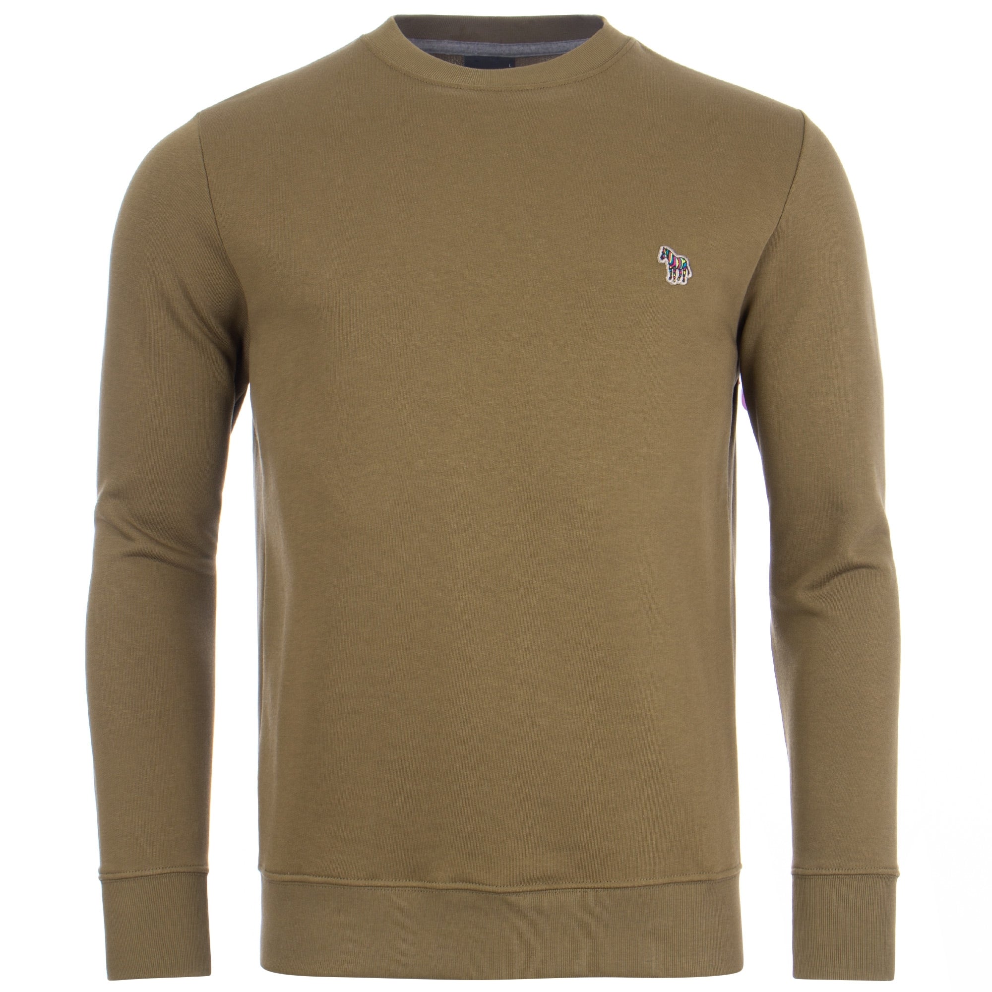 Regular Fit Crew Neck Zebra Logo Sweatshirt