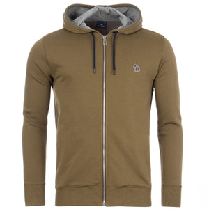 Zebra Logo Zip Through Hoodie