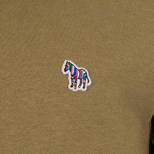 Zebra Logo Zip Through Hoodie