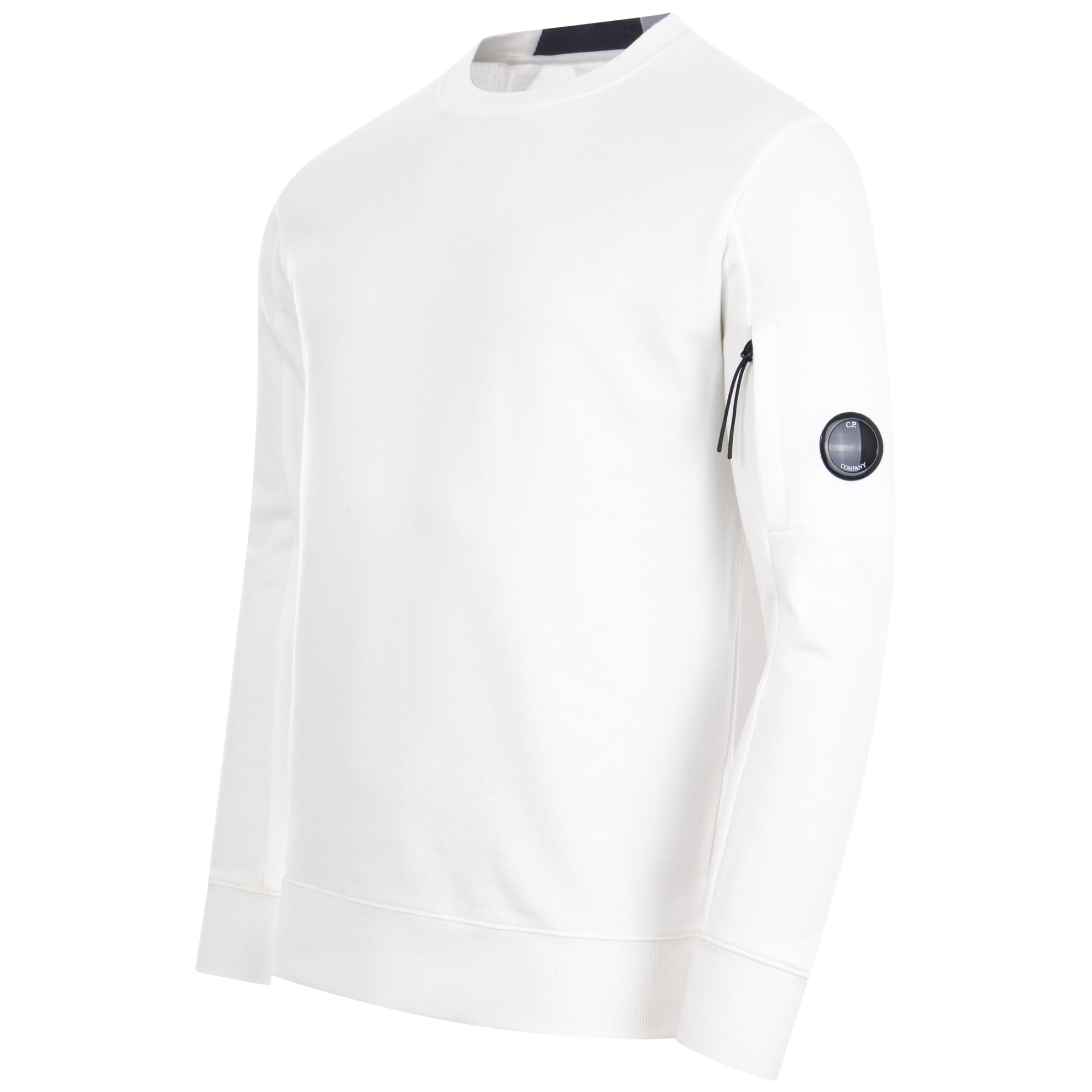 Diagonal Raised Fleece Lens Crew Sweatshirt