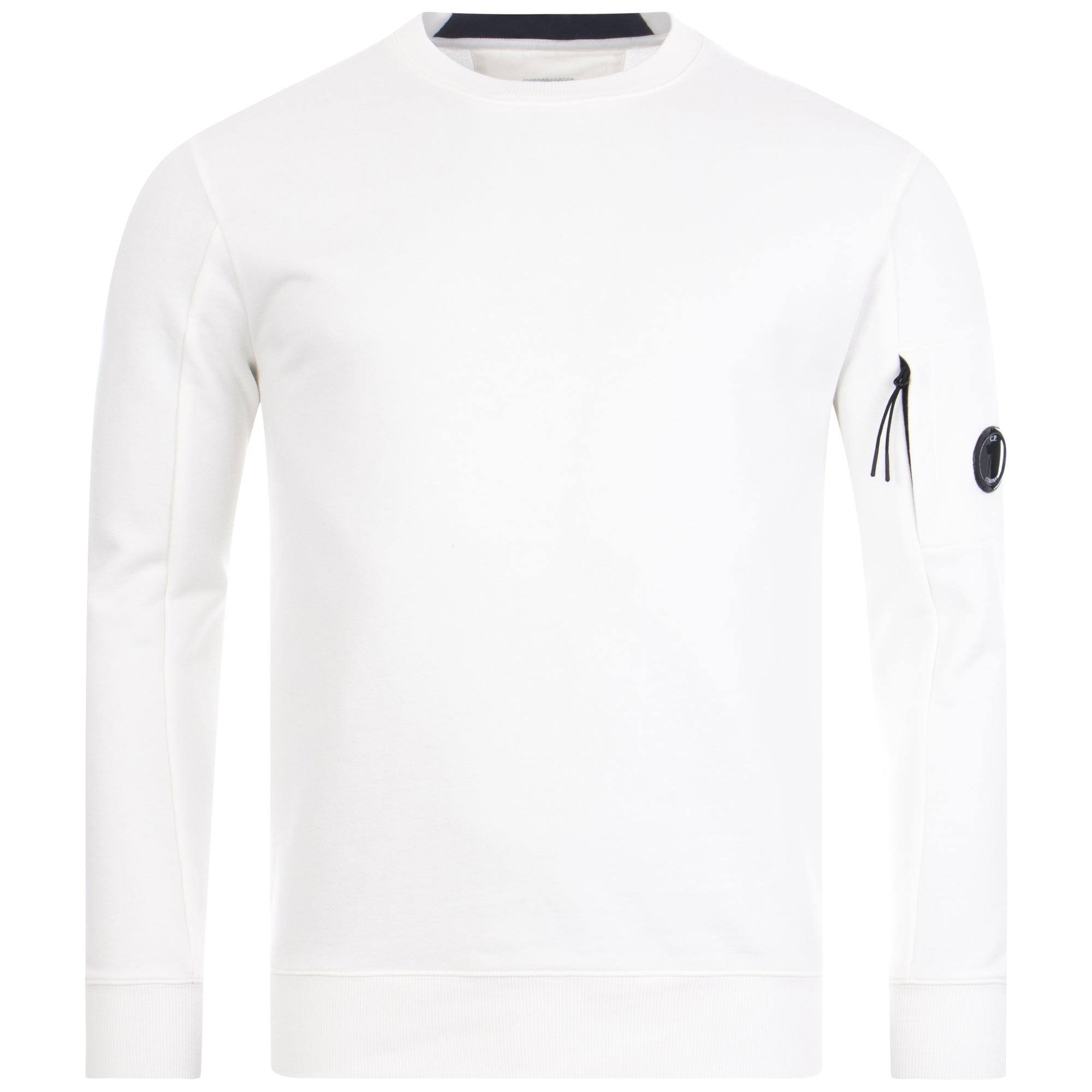 Diagonal Raised Fleece Lens Crew Sweatshirt