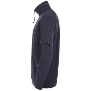 Diagonal Raised Fleece Quarter Zip Lens Sweatshirt