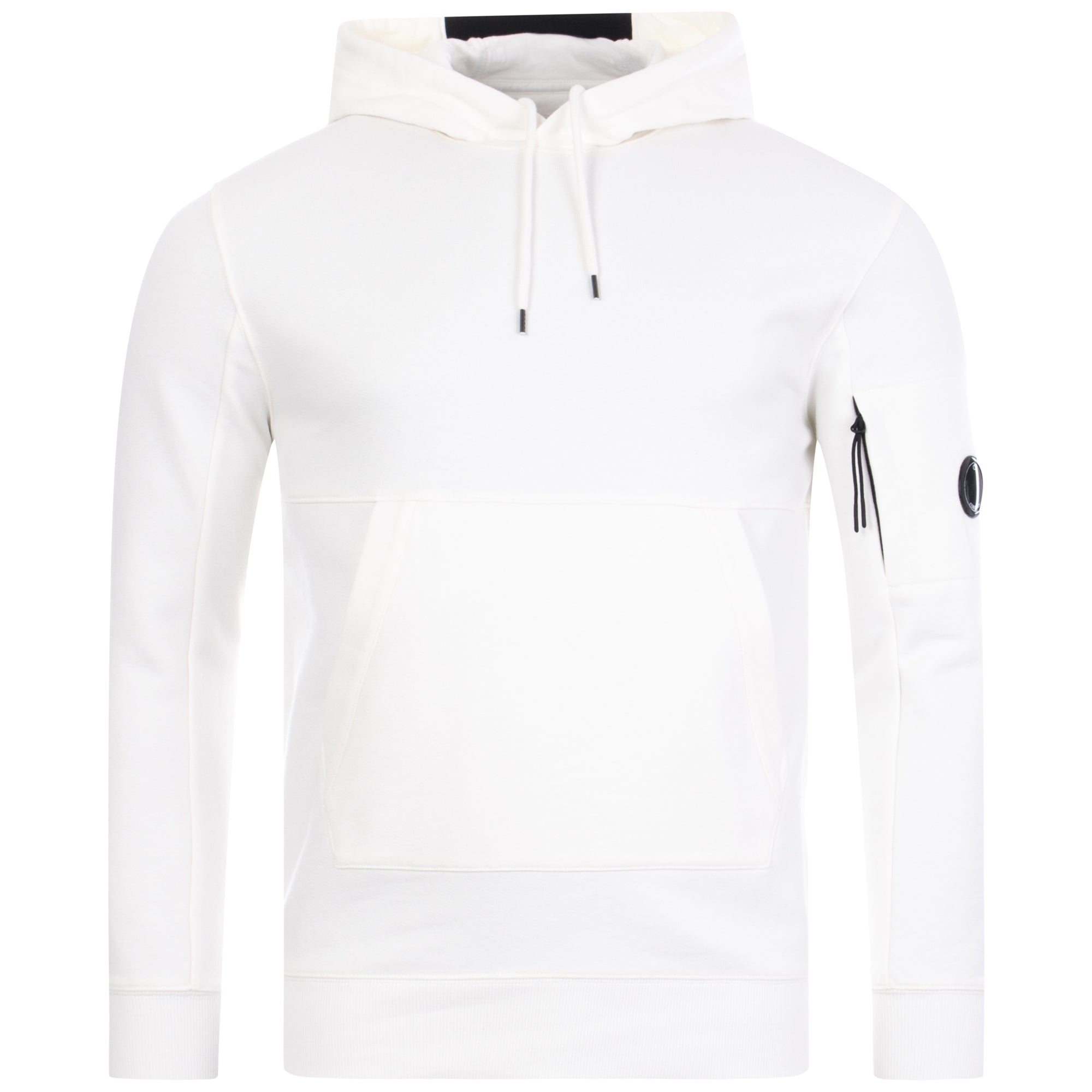 Diagonal Raised Fleece Lens Hooded Sweatshirt