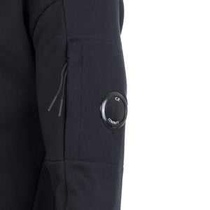 Diagonal Raised Fleece Quarter Zip Lens Sweatshirt