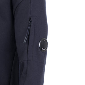 Diagonal Raised Fleece Quarter Zip Lens Sweatshirt