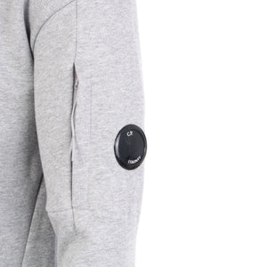 Diagonal Raised Fleece Quarter Zip Lens Sweatshirt