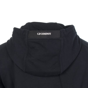 Diagonal Raised Fleece Lens Hooded Sweatshirt