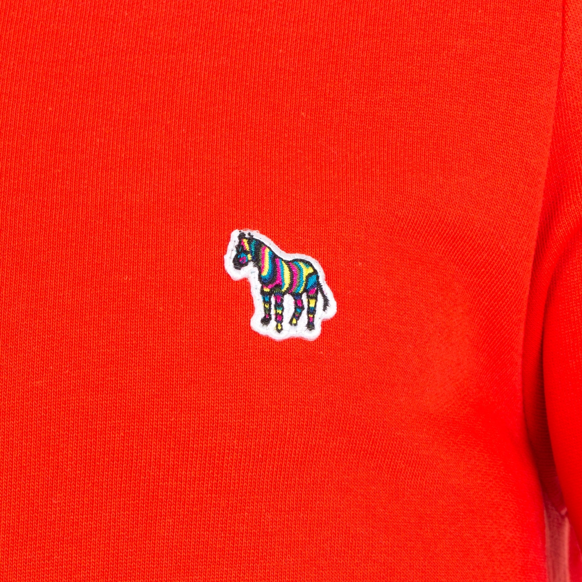 Regular Fit Crew Neck Zebra Logo Sweatshirt