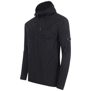 Chrome Hooded Lens Overshirt