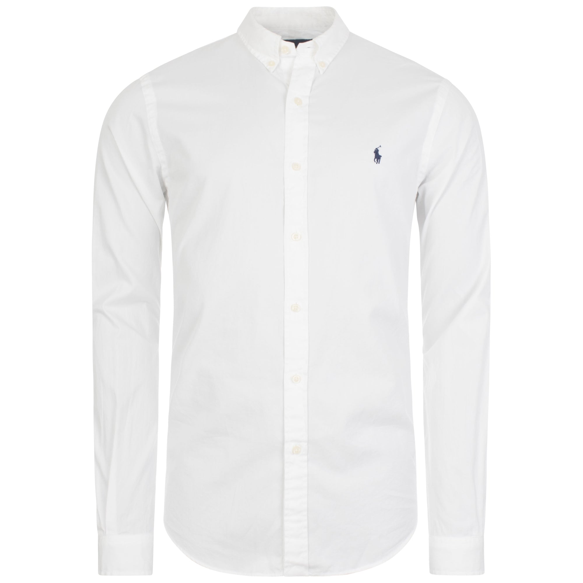 Slim Fit Long Sleeve Twill Sport Shirt