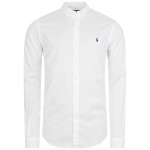Slim Fit Long Sleeve Twill Sport Shirt