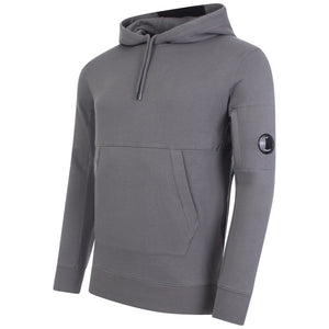 Diagonal Raised Fleece Lens Hooded Sweatshirt