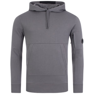 Diagonal Raised Fleece Lens Hooded Sweatshirt