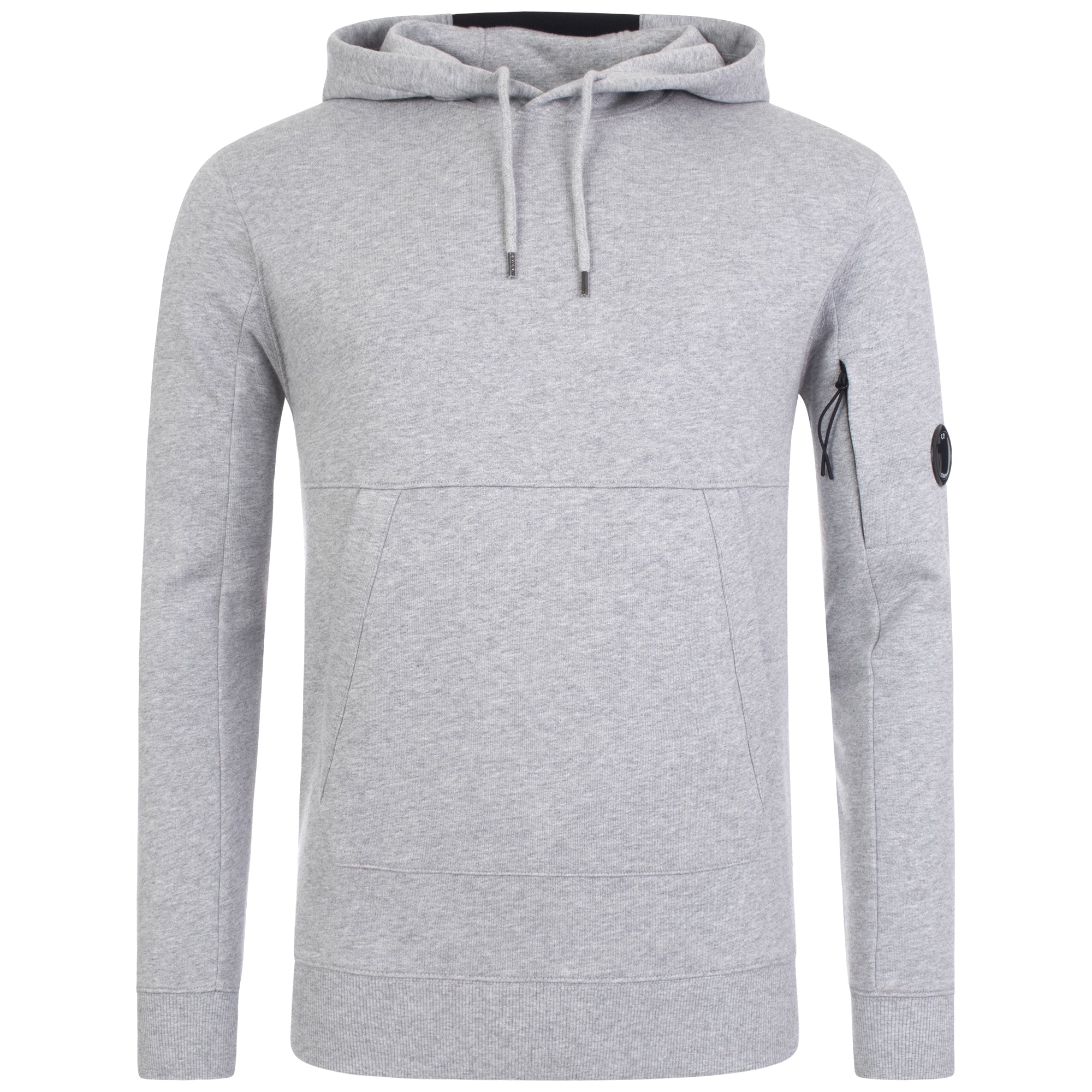 Diagonal Raised Fleece Lens Hooded Sweatshirt