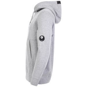 Diagonal Raised Fleece Lens Hooded Sweatshirt