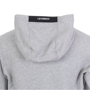 Diagonal Raised Fleece Lens Hooded Sweatshirt