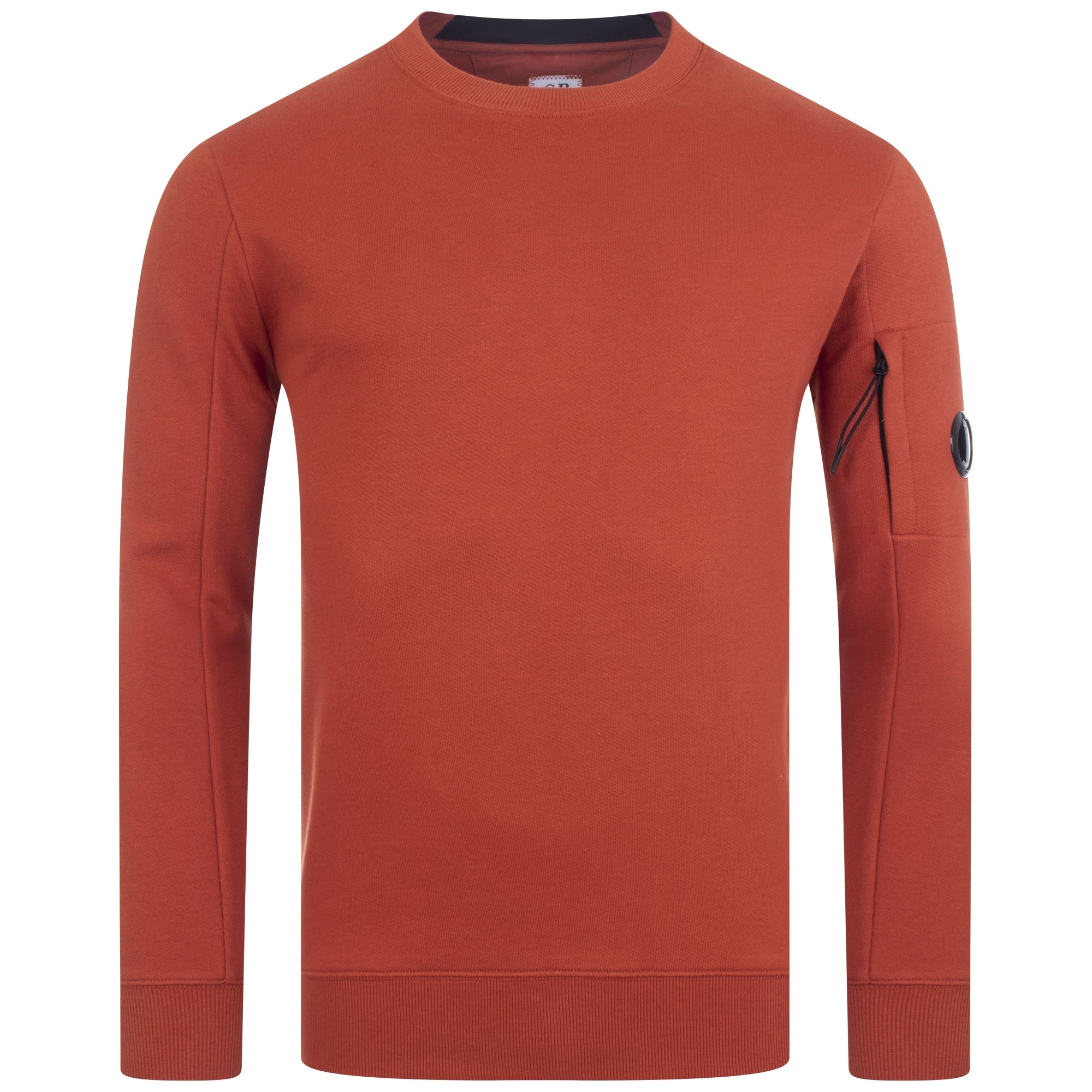 Diagonal Raised Fleece Lens Crew Sweatshirt