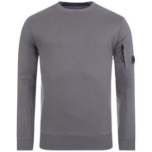 Diagonal Raised Fleece Lens Crew Sweatshirt