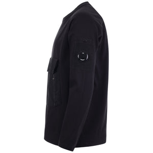 Heavy Jersey Pocket Lens Sweatshirt
