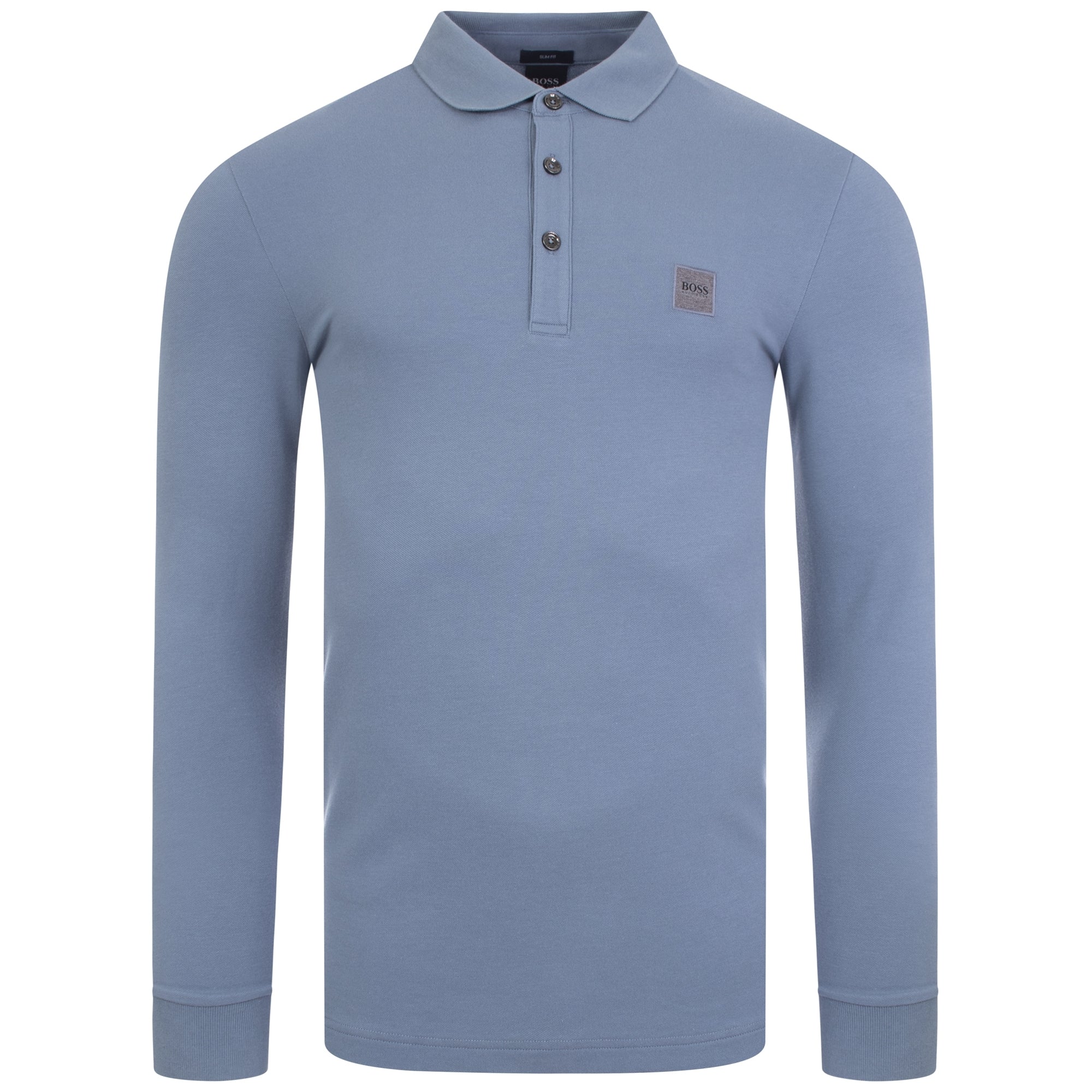 Casual Passerby Long Sleeve Slim Fit Polo Shirt