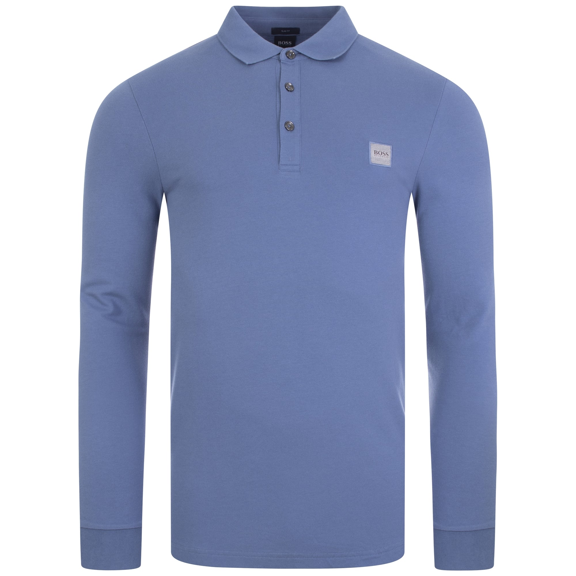 Casual Passerby Long Sleeve Slim Fit Polo Shirt