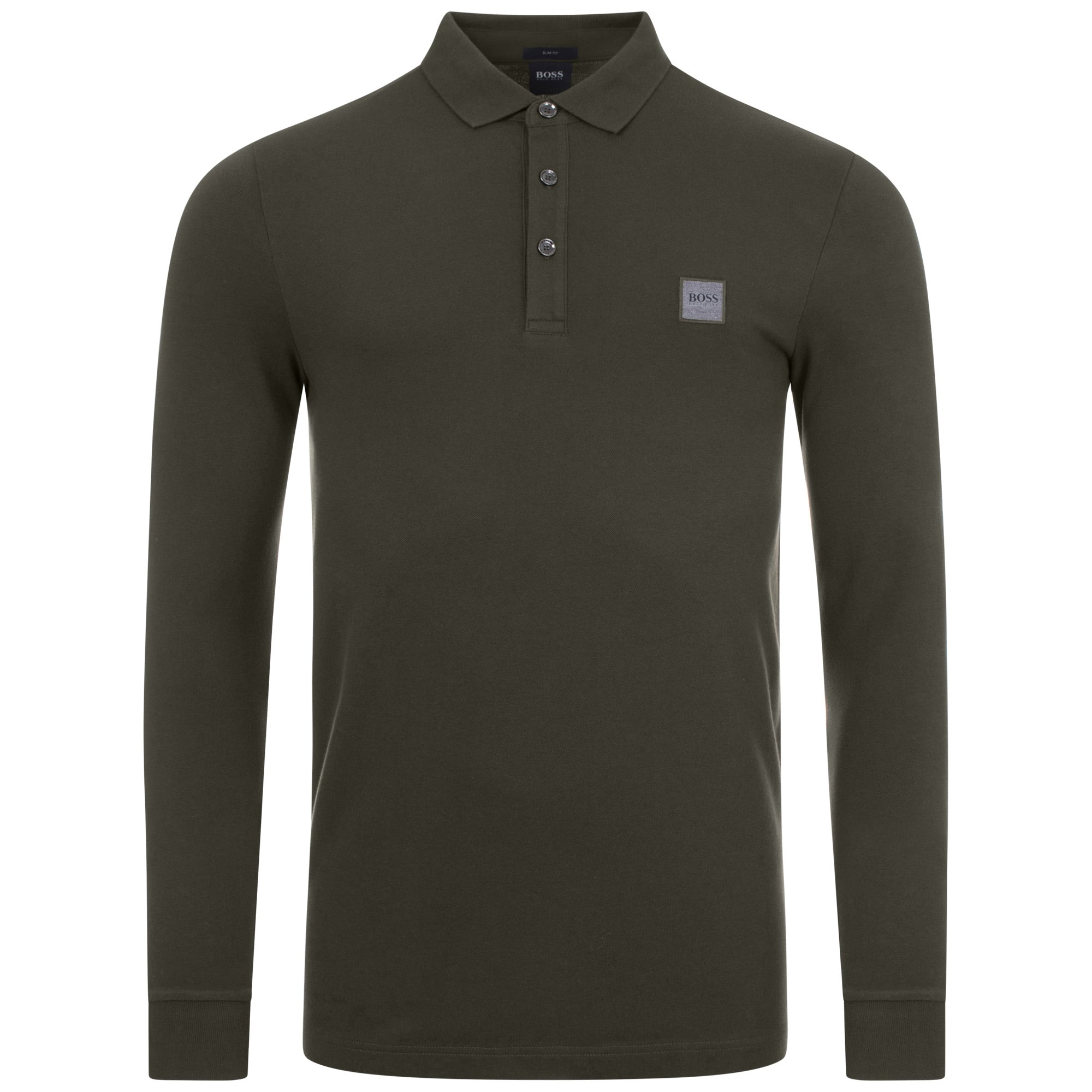 Casual Passerby Long Sleeve Slim Fit Polo Shirt