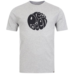 Gillespie-Logo-T Shirt-Grey-Marl-Pretty-Green-EQVVS