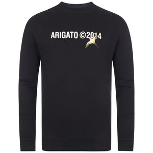 Relaxed-Fit-Monogram-Bee-Bird-Sweatshirt-Black-Axel-Arigato-EQVVS 