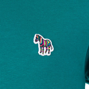Crew Neck Zebra Logo Sweatshirt