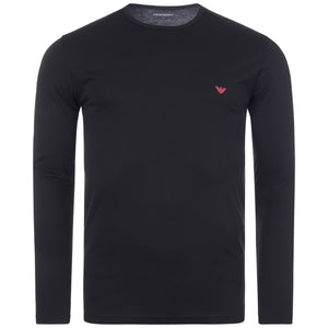 Long Sleeve Loungewear Small Logo T-Shirt