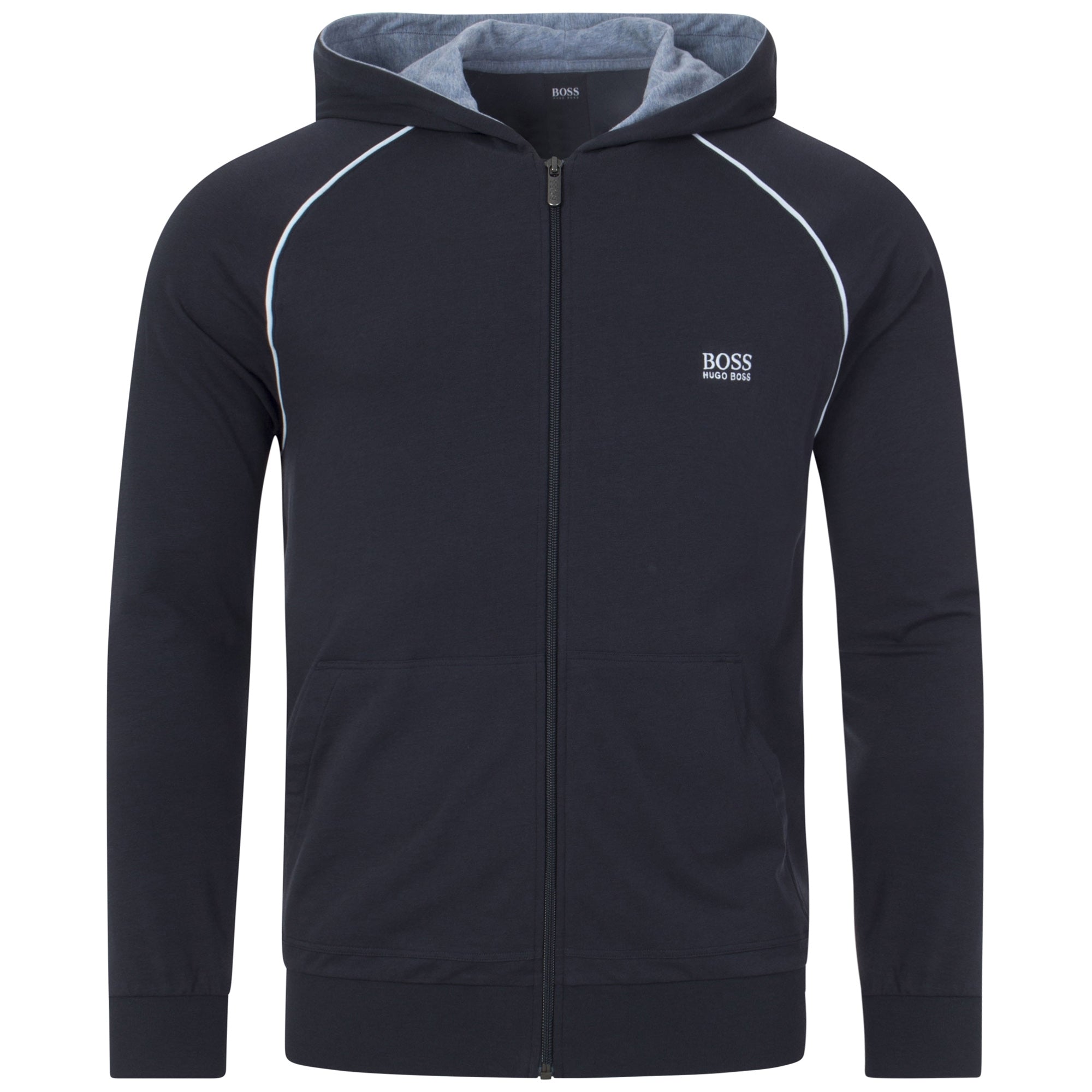 Bodywear Mix and Match Lightweight Zip Through Hoodie