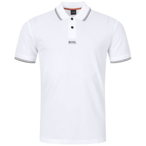 Casual-PChup-Central-Logo-Short-Sleeve-Polo-White-BOSS-EQVVS