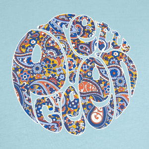 Paisley Print Logo T-Shirt