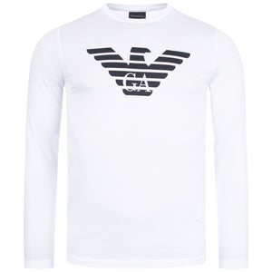 Slim Eagle Logo Longsleeve T-Shirt