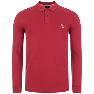 Long Sleeve Zebra Logo Polo