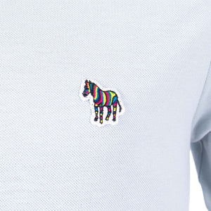 Zebra Logo Tipped Polo Shirt