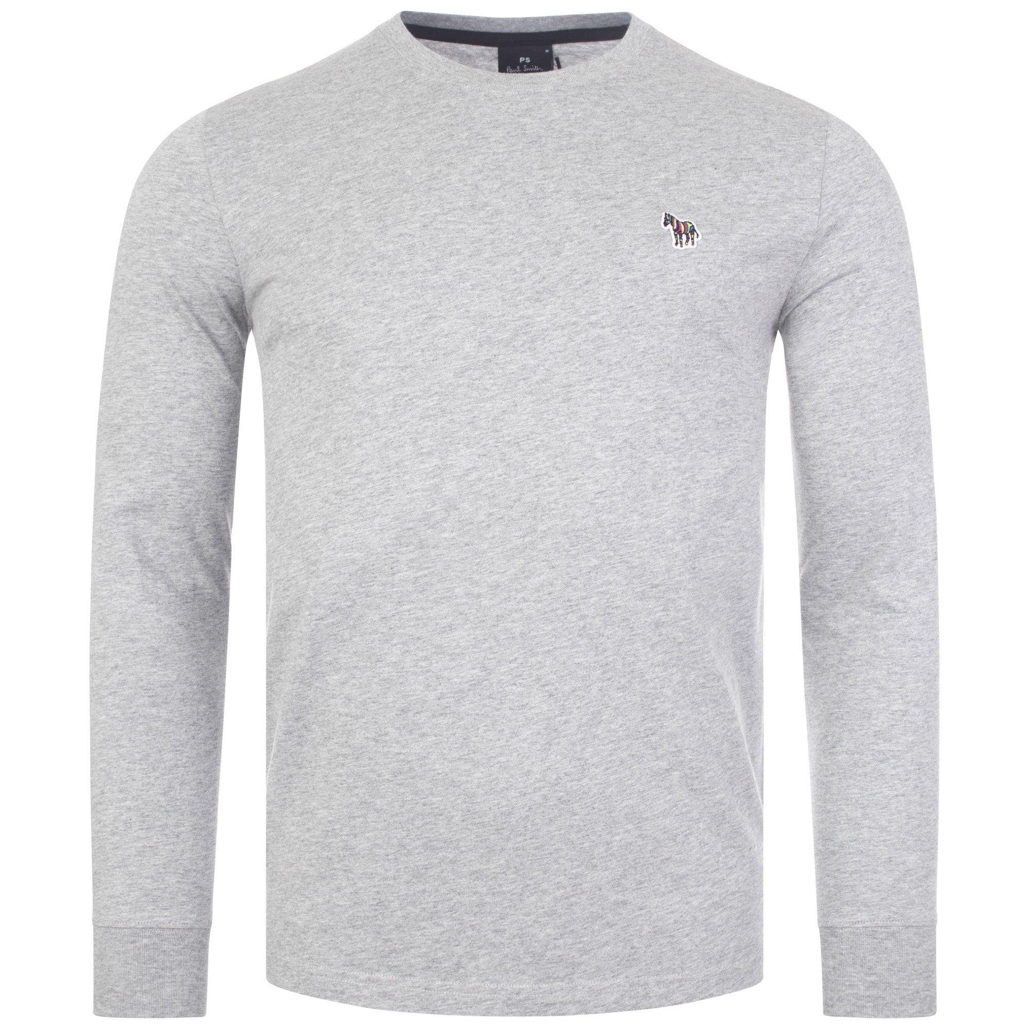 Regular Fit Long Sleeved Zebra Logo T-Shirt
