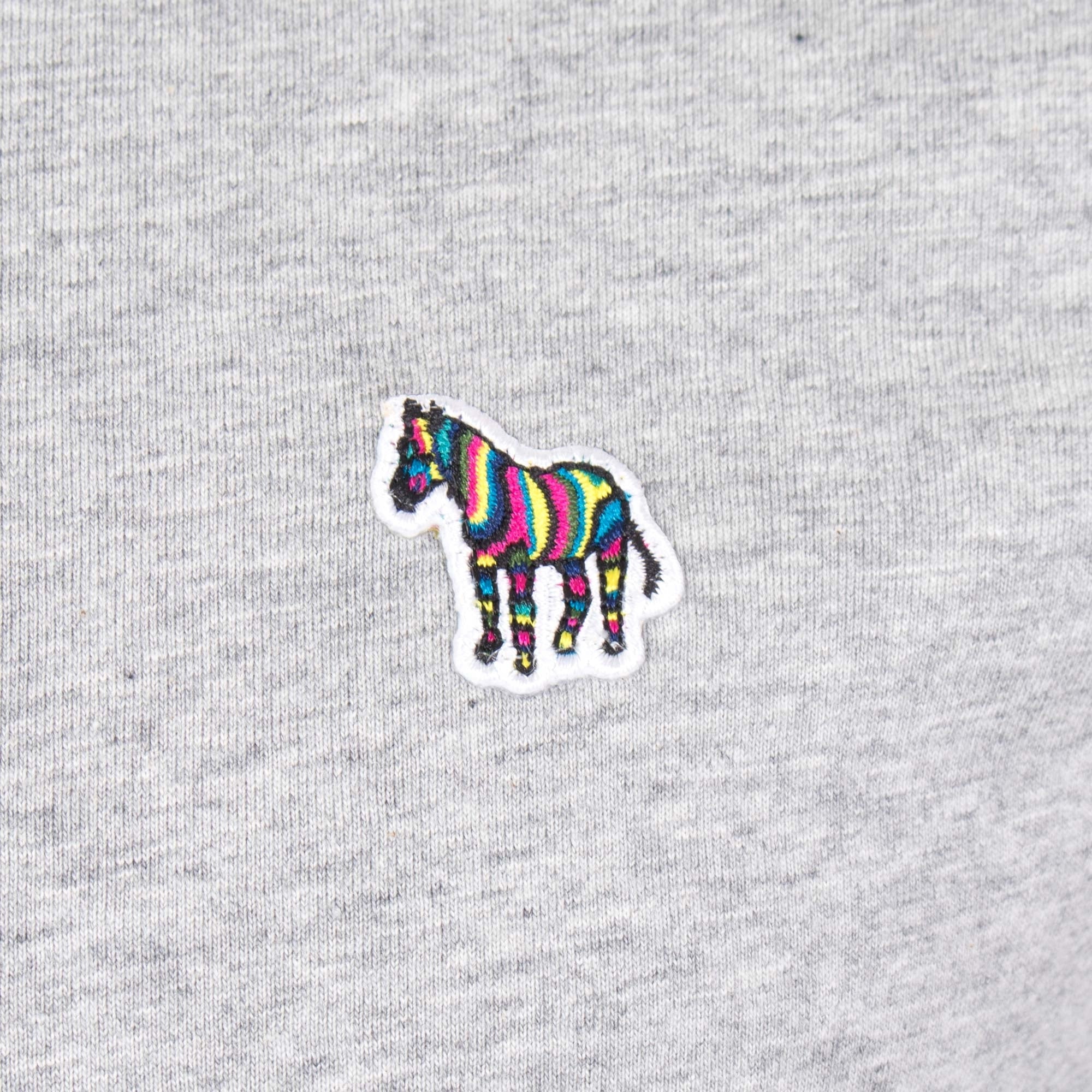 Regular Fit Long Sleeved Zebra Logo T-Shirt