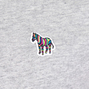 Long Sleeved Zebra Logo T-Shirt