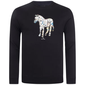 Comic Zebra Print Sweatshirt